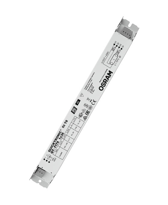 OSRAM QT-FIT8 1X36 Electronic Ballast, High Power Driver for 36W Tubes, Reliable Electronic Ballast with Energy Saving Features and Consistent Lamp Operation